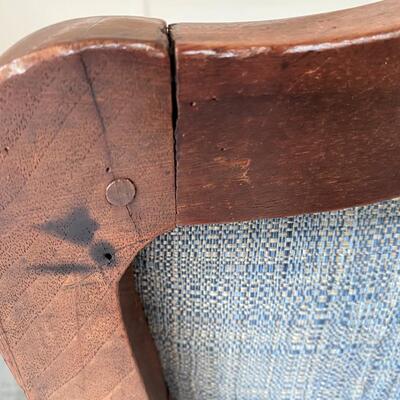 LOT#74D: Pair of Antique Hoof-Foot Chairs
