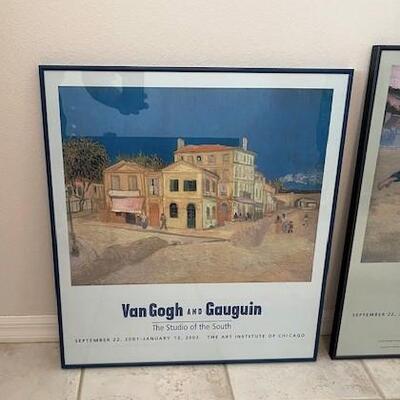 LOT#93B1: Pair of Van Gogh Prints