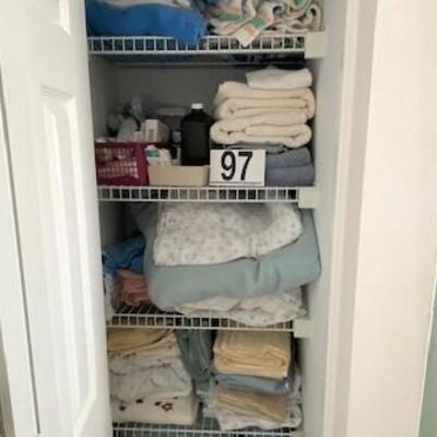 LOT#97X: Contents of Linen Closet