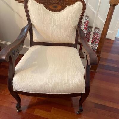 434 Antique Inlay Arm Chair