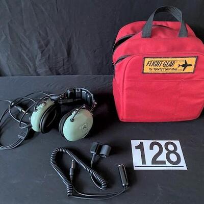 LOT#128K: David Clark Co. Pilot's Headset 