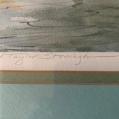LOT#135K: Pair of Pencil-Signed Nancy Taylor Stonington Prints