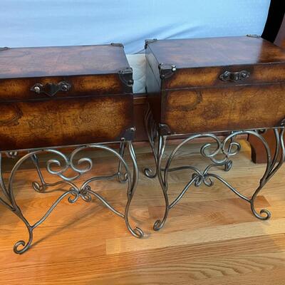 Lot 344 Pair of Matching Storage Tables