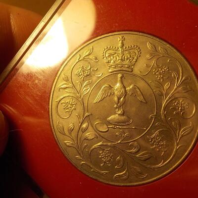 1977 Queen Elizabeth silver jubilee coin.
