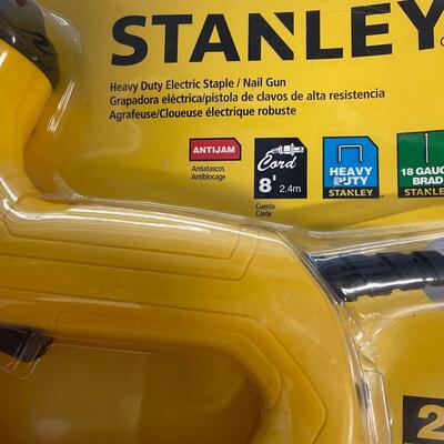 Lot 347 Stanley Electric Staple Gun and Pack of Staples