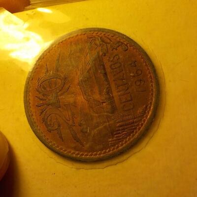 1961 Mexico proof coins.