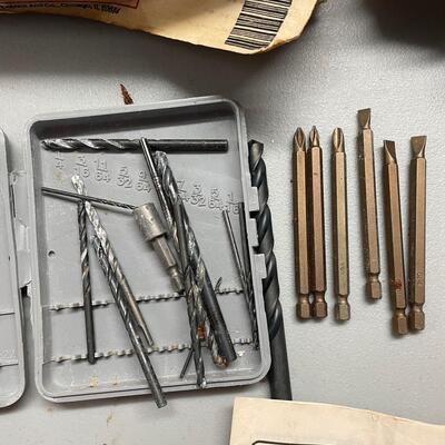 Lot 354  Craftsman 3/8" Drill with Assorted Bits
