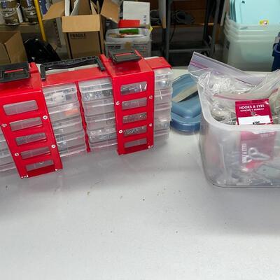 Lot 355 Hardware Assortment with Organizer Case