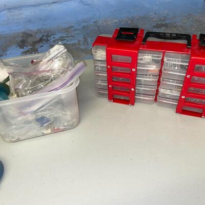 Lot 355 Hardware Assortment with Organizer Case