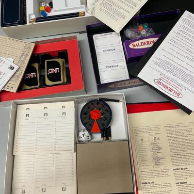 Lot 360 Games Galore: Deluxe UNO, Balderdash, Scattergories, and Pictionary