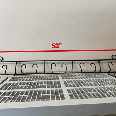 Lot 370 Plate Rack  53" 