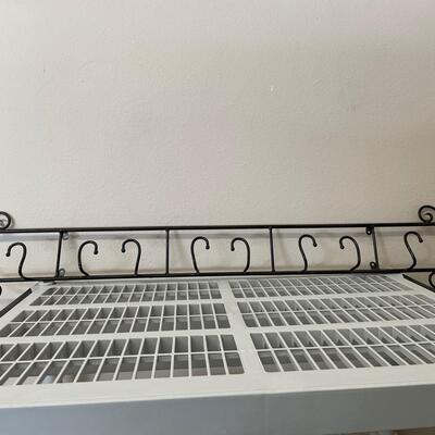 Lot 370 Plate Rack  53" 