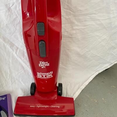 Lot 373 Dirt Devil SimpliStik Electric Sweeper and Plus Swiffer