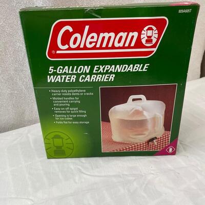 Lot 374 Coleman Expandable Water Carrier