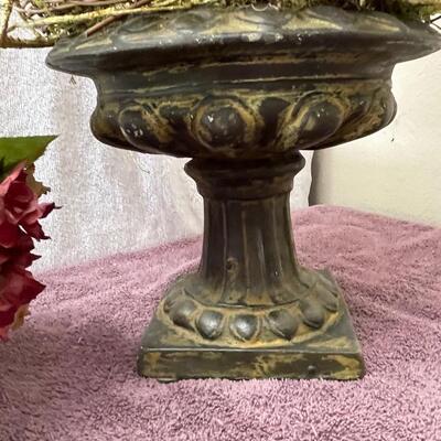 Lot 392  Pair of Silk Flower Arrangements