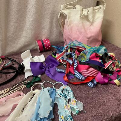 Lot 401  Variety of Hair Accessories - Ribbons and Headbands