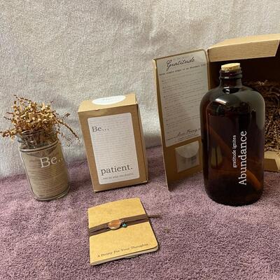 Lot 407  Set of "Be..." Gratitude Products