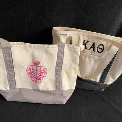 Lot 420 Panhellenic Tote Bag and Kappa Alpha Theta Bag