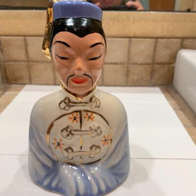 Two Vintage Asian Bust Figures