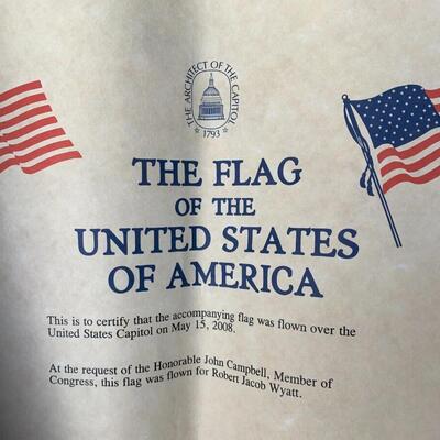 Flag Flown Over the Capital