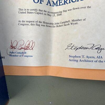 Flag Flown Over the Capital