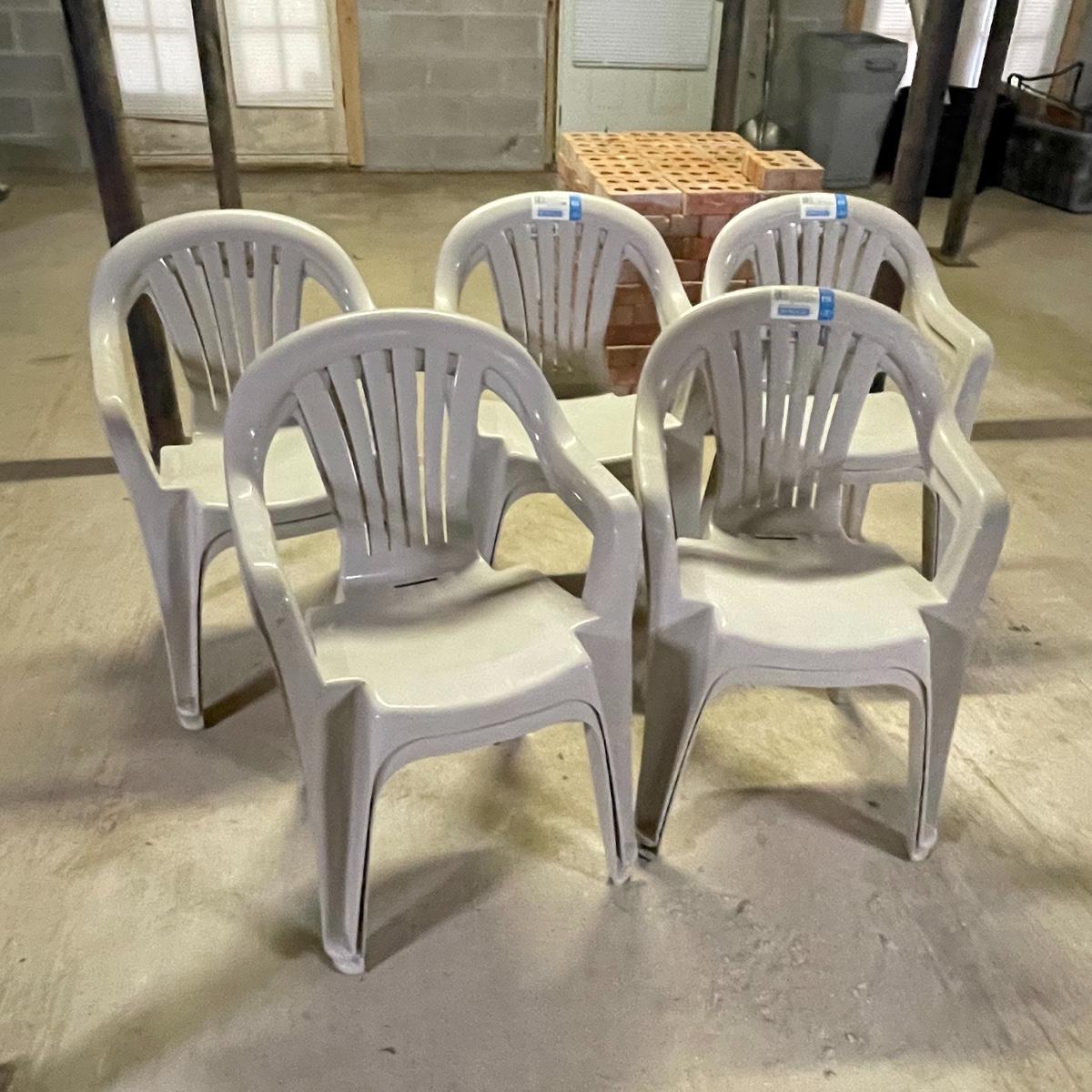 10 Plastic “Royal Club Chairs” by SYROCO