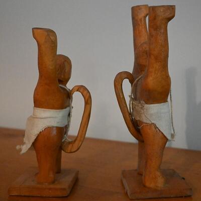 Man sculpture pair #2
