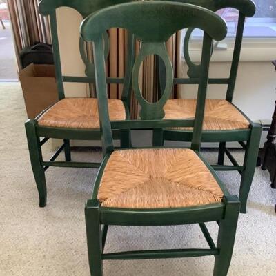 147  Set of 3 Pottery Barn Chairs 