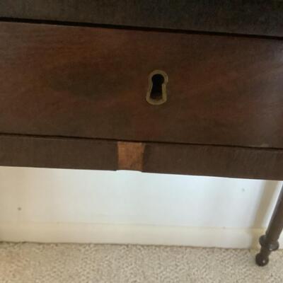 165. Antique Single Drawer Table 