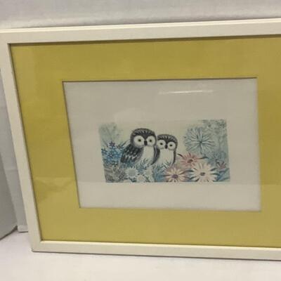 188 Framed Owl Print 