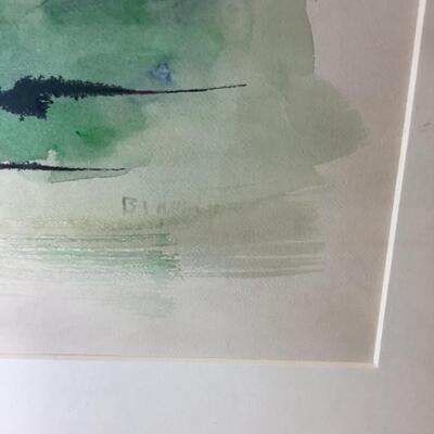 189.  Original Signed Watercolor by Alfred Birdsey (1912-1996) 