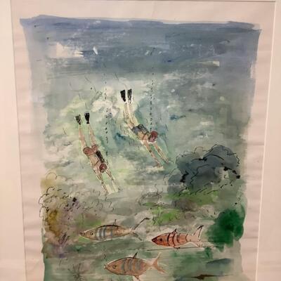 189.  Original Signed Watercolor by Alfred Birdsey (1912-1996) 