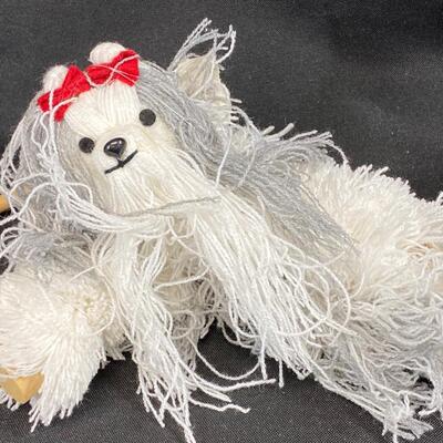 Yarn Dog Marionette String Puppet