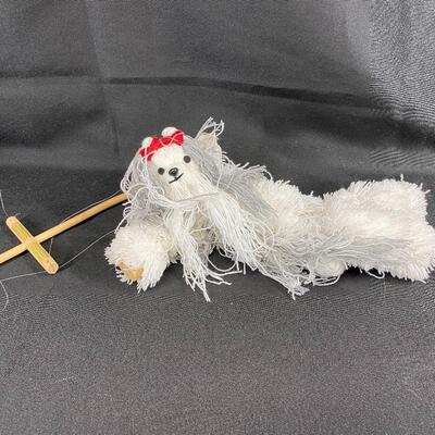 Yarn Dog Marionette String Puppet