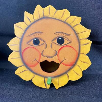 Happy Face Sunflower Birdhouse