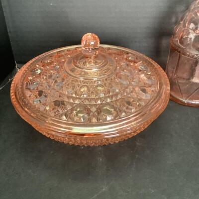 197 Pink Depression Glass Lot