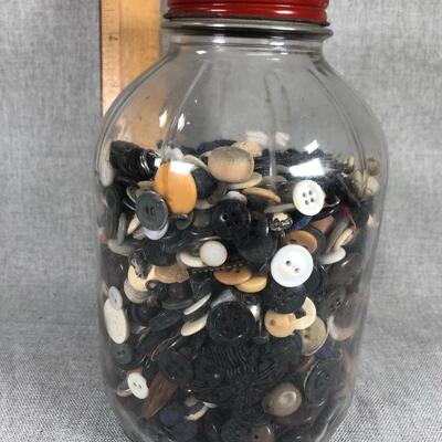 Vintage Jar of Buttons