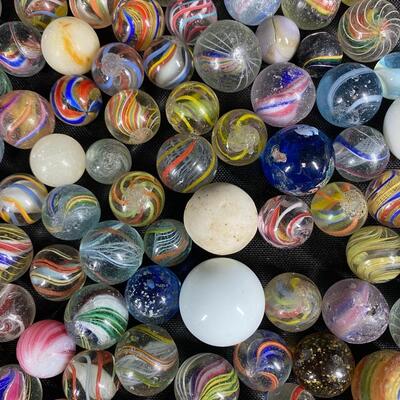 Vintage Mixed Lot of Marbles