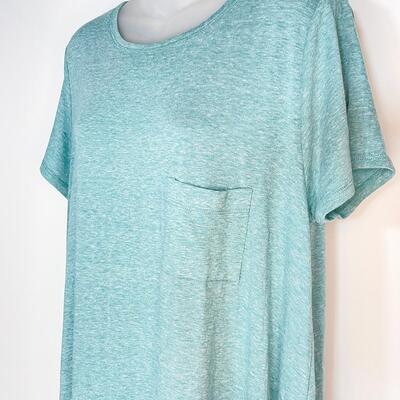 *NEW* LULAROE â€œCARLYâ€ AQUA SWING DRESS - SIZE LARGE