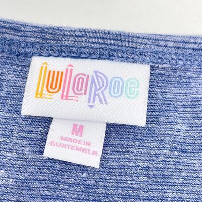 LULAROE â€œCARLYâ€ BLUE SWING DRESS - SIZE MEDIUM