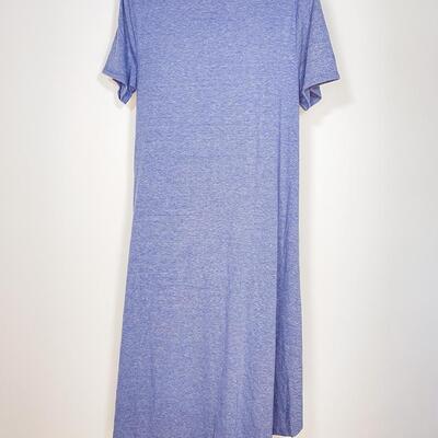 LULAROE â€œCARLYâ€ BLUE SWING DRESS - SIZE MEDIUM