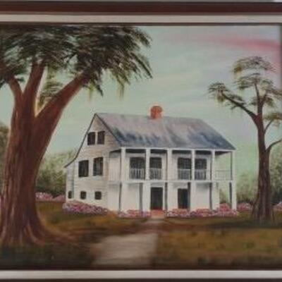 Lot 448  Lovely Southern Home Print 24" x 38"