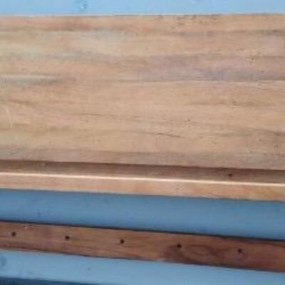 Lot 456  Ballard Designs Floating Reclaimed Wood Shelf 12" x 48"