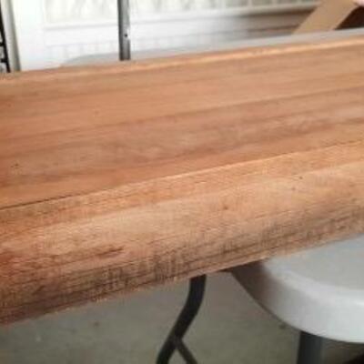 Lot 456  Ballard Designs Floating Reclaimed Wood Shelf 12" x 48"