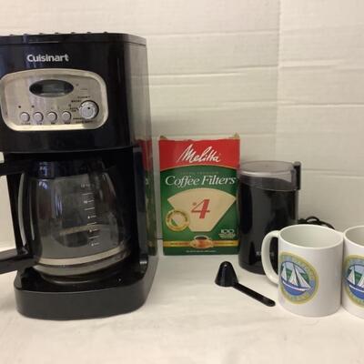 214 Cuisinart Coffee Maker & Krupp Coffee Grinder