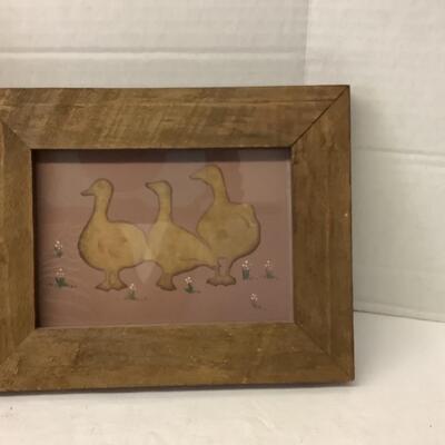 219. Pair of Framed Decorative Items 