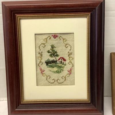 219. Pair of Framed Decorative Items 