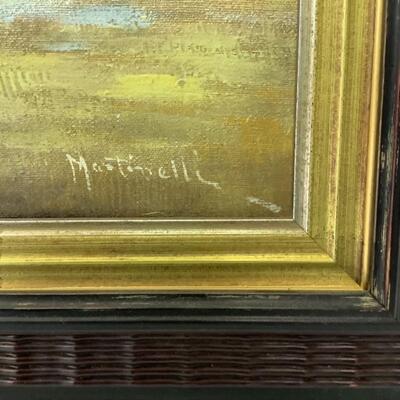 224. Signed Oil Landscape Painting on Canvas by Martinelli
