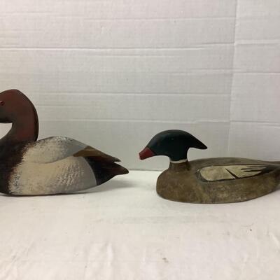 227  Two Wooden Decorative Decoys 