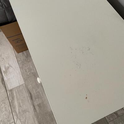 Lot 461  white laminate nightstand